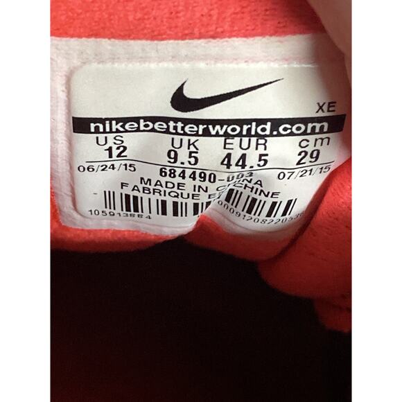 Nike Womens Zoom Winflo Black Pink Running Shoes Sneakers Size 12 - Picture 7 of 7